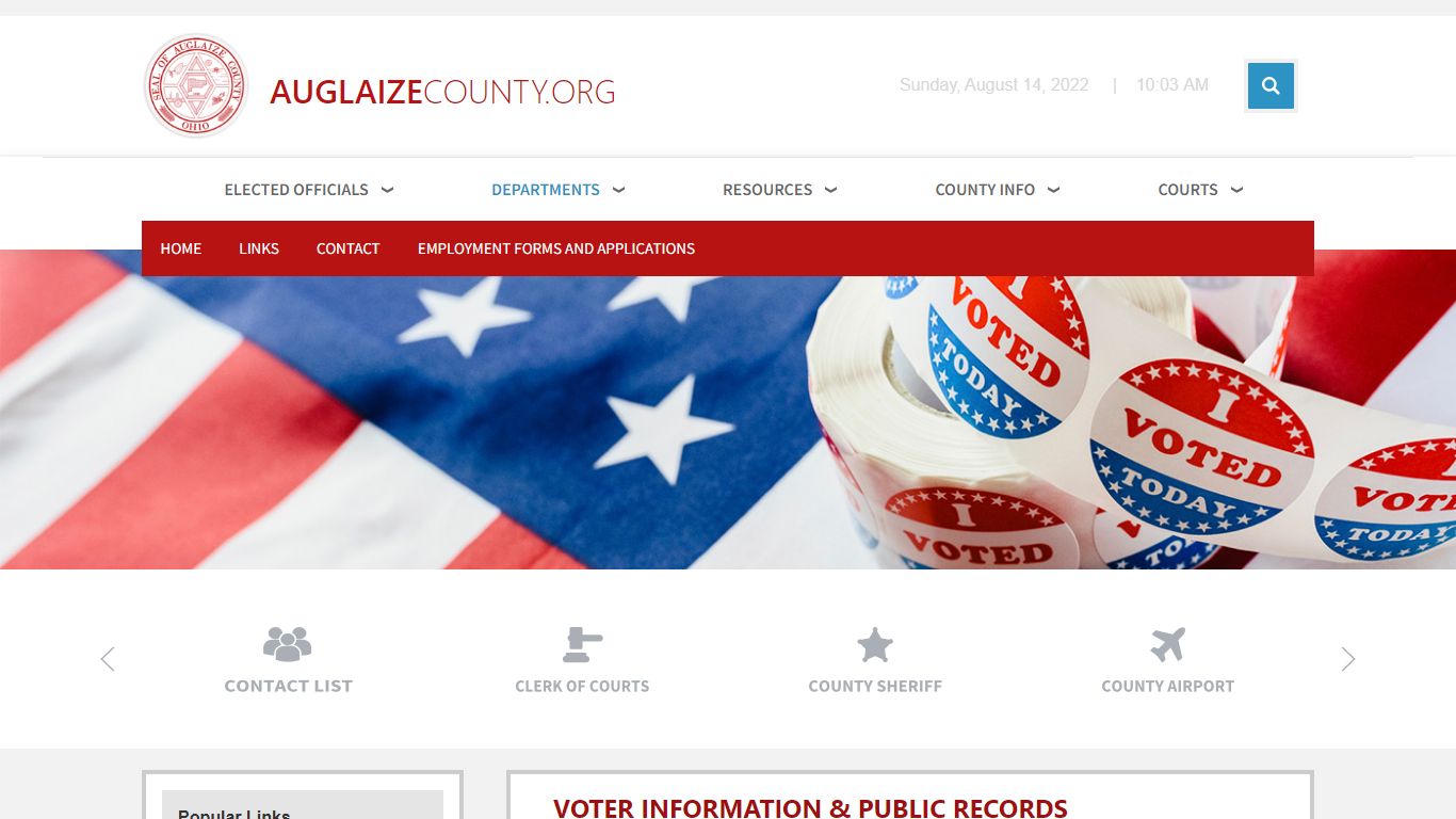 Voter Information & Public Records | Auglaize County